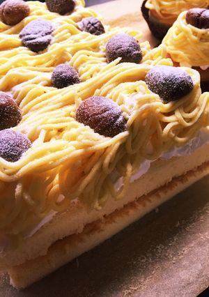 ホクホクさつまいものモンブラン風☆-レシピのメイン写真