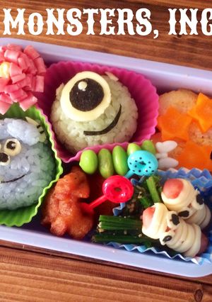 モンスターズインク☆キャラ弁☆お弁当-レシピのメイン写真