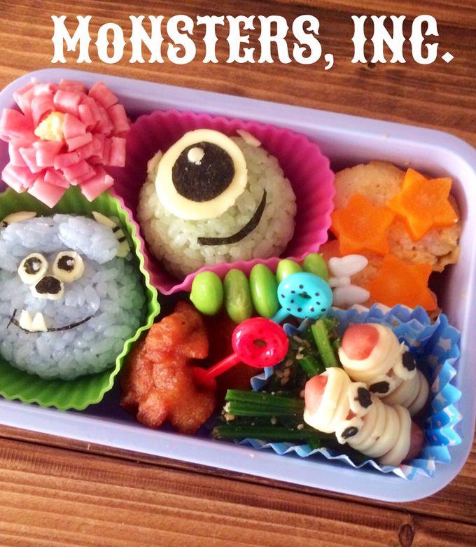 モンスターズインク☆キャラ弁☆お弁当-レシピのメイン写真