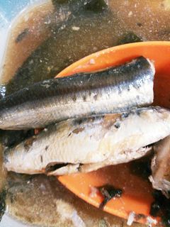 圧力鍋☆秋刀魚☆鰯☆骨まで柔らか煮込み-レシピのメイン写真