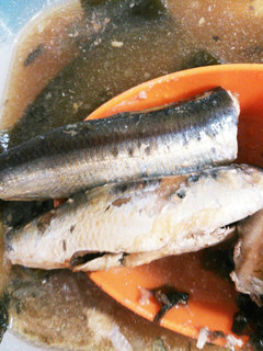 圧力鍋☆秋刀魚☆鰯☆骨まで柔らか煮込み-レシピのメイン写真