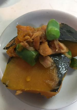かぼちゃとツナの煮物-レシピのメイン写真