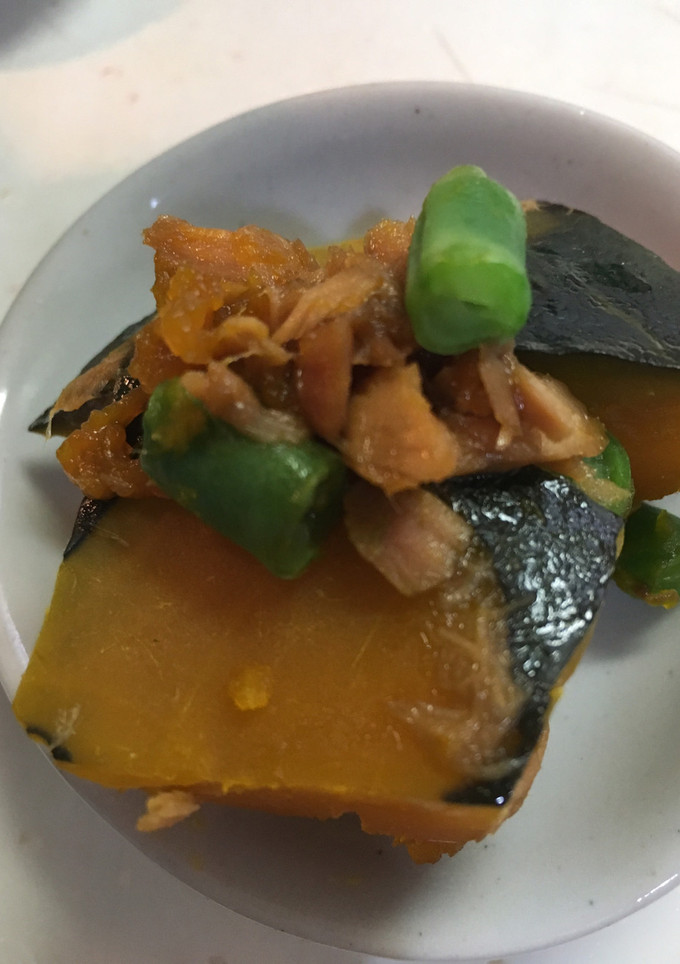 かぼちゃとツナの煮物-レシピのメイン写真