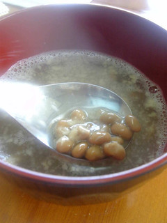 【梅こぶ茶】de納豆汁♪( ´゚Д゚`)-レシピのメイン写真