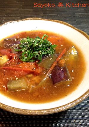 スピーディ☆茄子のトマトのあんかけ-レシピのメイン写真