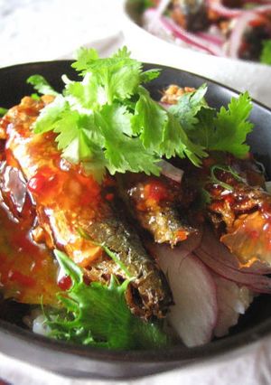 イワシdeアジアン丼-レシピのメイン写真