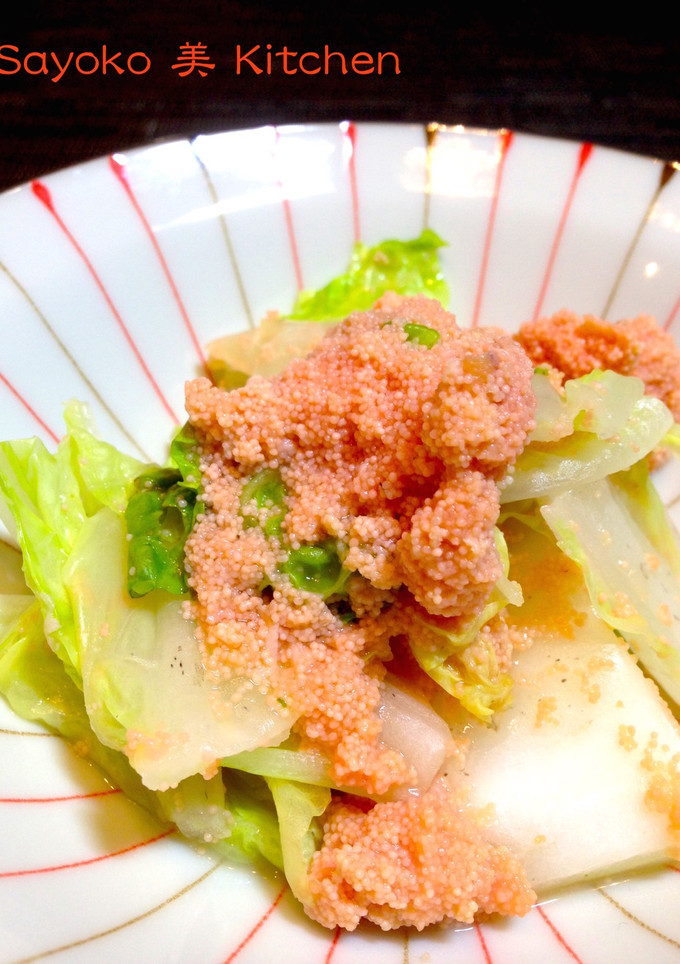 我が家の定番☆白菜たらこ-レシピのメイン写真