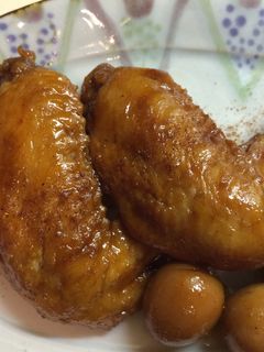 スパイシー!手羽先の照り焼き風煮-レシピのメイン写真