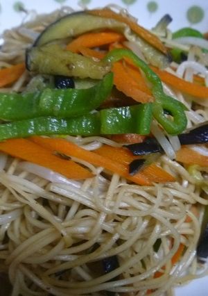 ダシダでそうめんチャンプルー-レシピのメイン写真