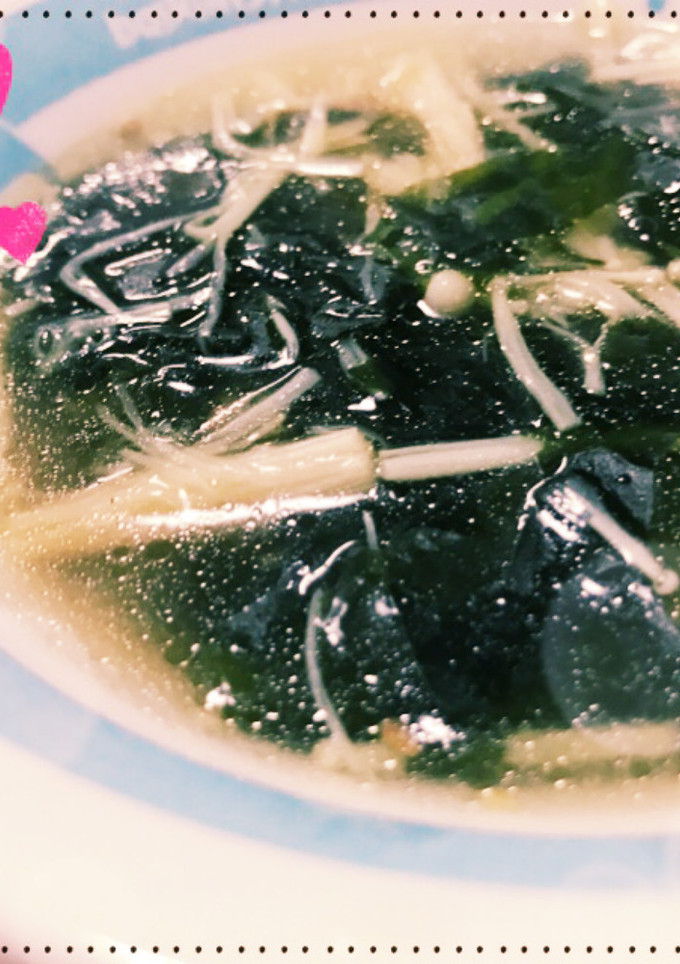 すぐに出来る♡えのきとワカメの中華スープ-レシピのメイン写真