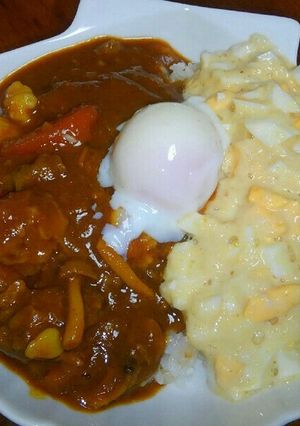 カレーの辛口と苦手の妥協点卵サラダ-レシピのメイン写真