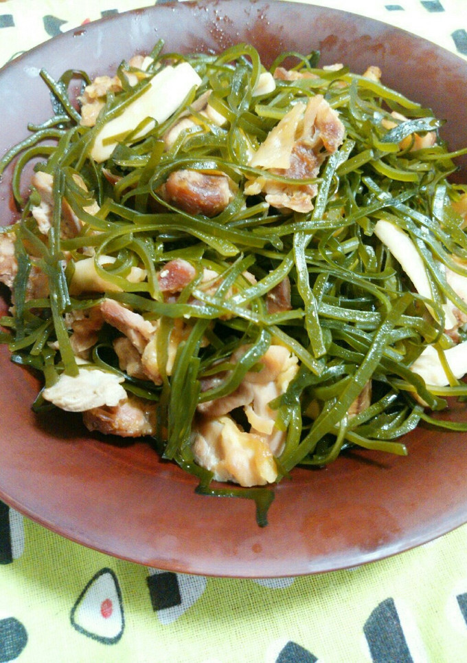 ひね鶏と切り昆布のだし煮-レシピのメイン写真