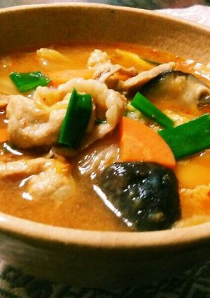 ⅲ重ね煮で白菜チゲ-レシピのメイン写真