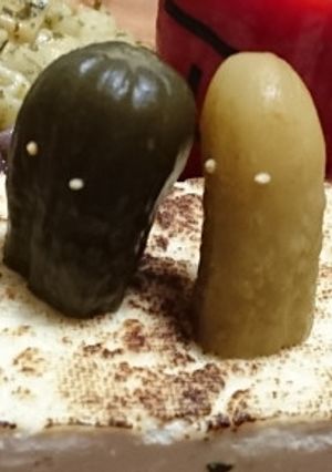 ハロウィン直前でも簡単☆お墓のお化け-レシピのメイン写真