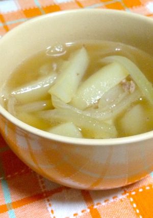 ダシダでコク旨！肉じゃがスープ-レシピのメイン写真