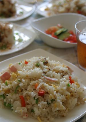 IHで作る焼き飯-レシピのメイン写真