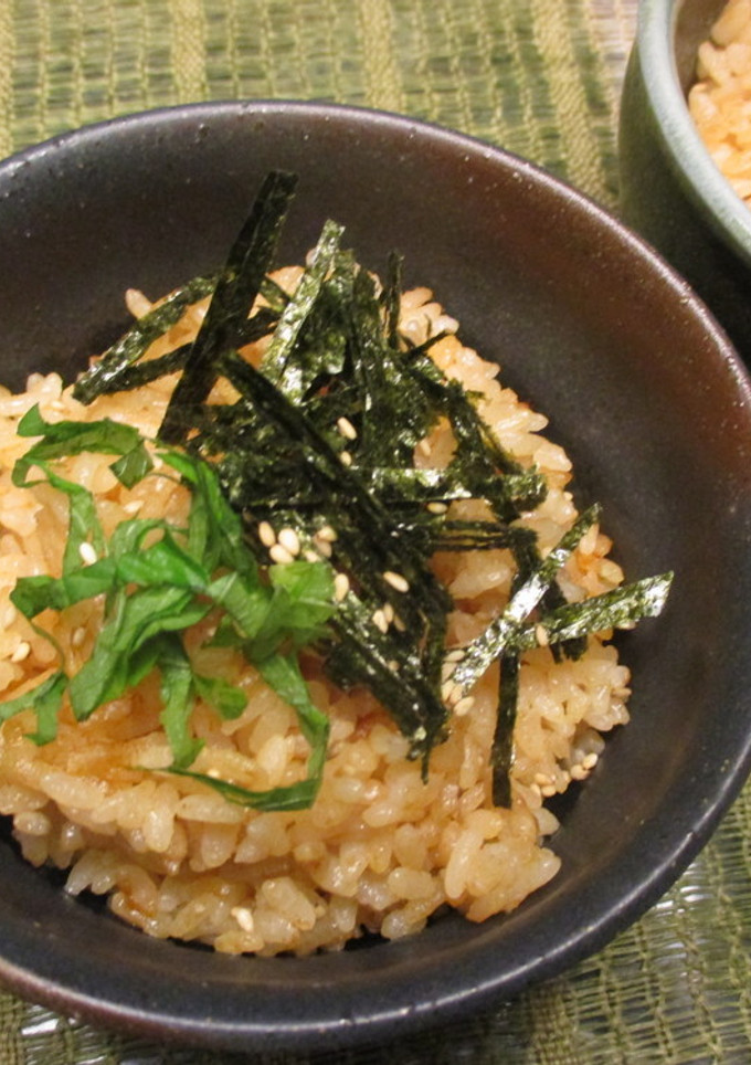 おひとりさまのスープの素で炊き込みご飯-レシピのメイン写真