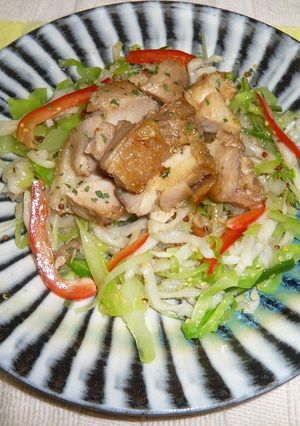 鶏照り切干だいこんサラダ-レシピのメイン写真
