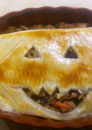ハロウィン ミートパイ-レシピのメイン写真