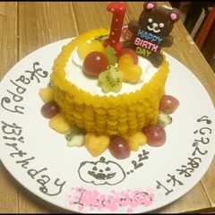 รูปของ 1歳のBirthday Cake♫