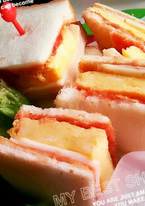 簡単♥卵ホットサンドイッチ-レシピのメイン写真