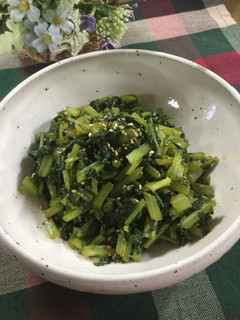 シンプルに!大根菜の炒め物♡-レシピのメイン写真