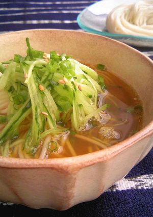 栄養満点♪卵だれそうめん-レシピのメイン写真