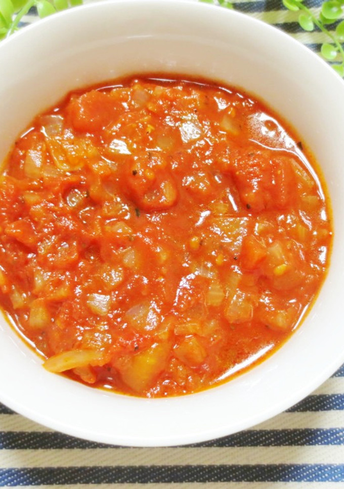みりんでまろやか☆簡単♪トマトソース作り-レシピのメイン写真
