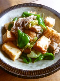 ご飯がススム♡厚揚げのオイスター炒め♪-レシピのメイン写真