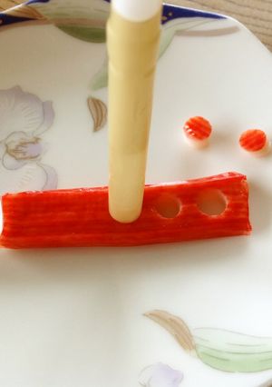 デコ弁、ほっぺ目玉作りに便利な裏技♡-レシピのメイン写真