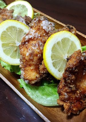 節約！鶏むね肉de揚げ鶏♪(竜田揚げ)-レシピのメイン写真
