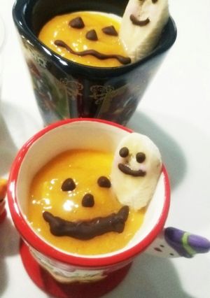 ☆バナナおばけハロウィンマンゴームース☆-レシピのメイン写真