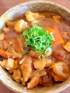 簡単節約鶏肉入りカレーうどん-レシピのメイン写真