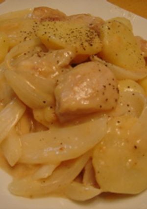 あっと言う間に！鶏肉のクリーム煮-レシピのメイン写真