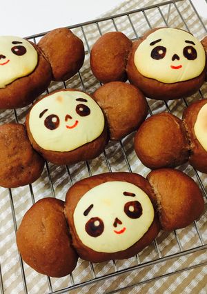 チェブラーシカのパン-レシピのメイン写真