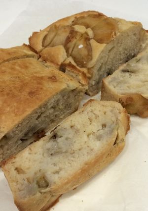 養命酒でチャイバナナケーキ（＋りんご）-レシピのメイン写真