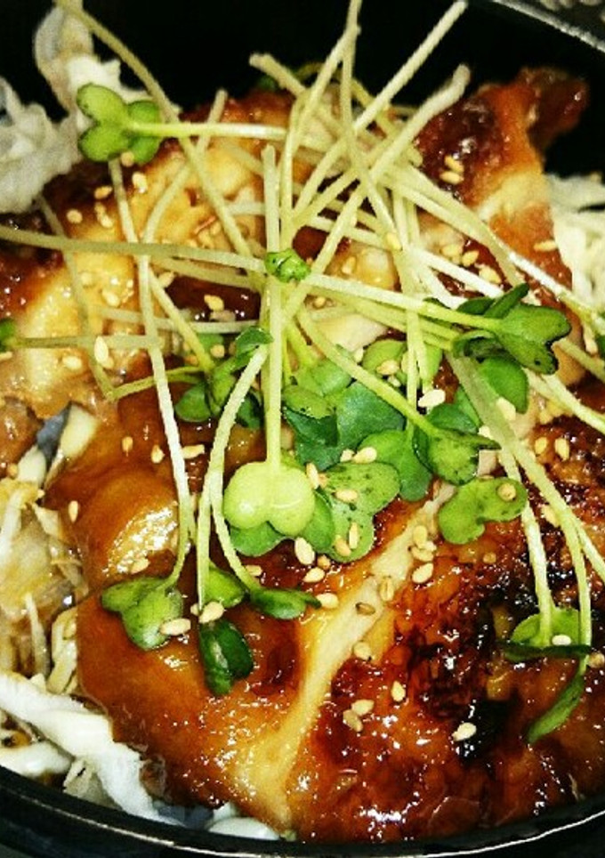＊簡単♪鰻のタレで鶏の照り焼き丼＊-レシピのメイン写真