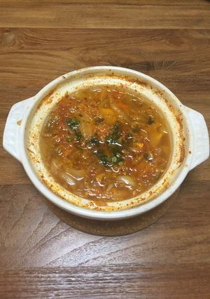 キムチと豆腐のスープ-レシピのメイン写真
