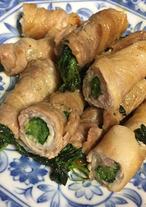 豆苗の肉巻き-レシピのメイン写真