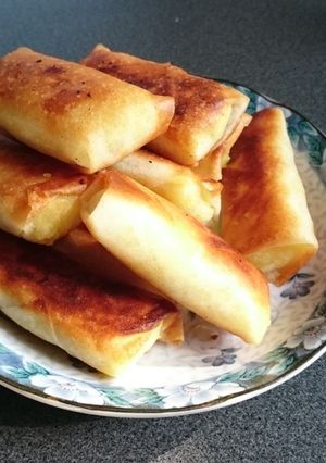 簡単！材料は４つ！春巻きスイートポテト！-レシピのメイン写真