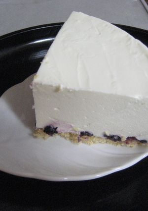 ﾌﾞﾙｰﾍﾞﾘｰふわふわﾁｰｽﾞｹｰｷ-レシピのメイン写真