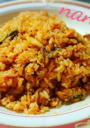 給食で食べた思い出のキムチチャーハン-レシピのメイン写真