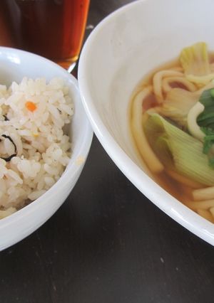 うどんとひじきの炊き込みご飯-レシピのメイン写真