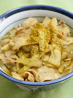 ごぼうと豚肉のあごだしうどん-レシピのメイン写真