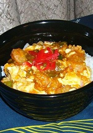 豆腐でボリュームアップ☆エビチリ丼-レシピのメイン写真