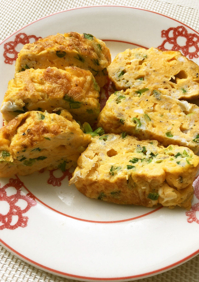 青ネギとしらすの卵焼き-レシピのメイン写真