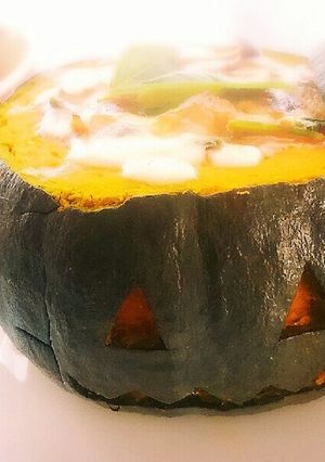 簡単！ハロウィン♪かぼちゃのグラタン♪-レシピのメイン写真