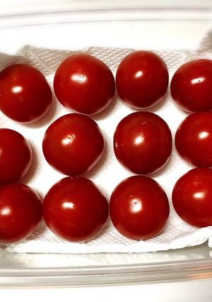 ミニトマトの冷蔵保存★2〜3週間保存可能-レシピのメイン写真