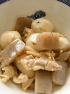 穂先メンマやわらぎで、里芋と蒟蒻の煮物-レシピのメイン写真