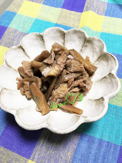 ズイキと油揚げの煮物-レシピのメイン写真